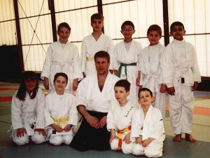 02.03.2003 | Arnaud Waltz et les petits aikidokas du CMOM