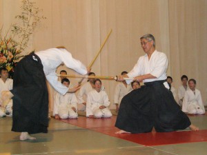 29.01.2005 | Maurice démontrant une technique au shinai